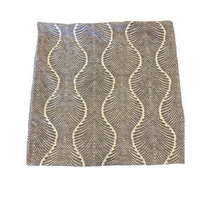 World Market Square Pillowcase 20" X 20"Brown & Cream Polyester Olefin